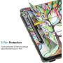 Fintie Keyboard Case for Samsung Galaxy Tab S6 10.5'' 2019 (Model SM-T860/T865/T867), [Patented S Pen Slot Design] Folio Stand Cover with Removable Wireless Bluetooth Keyboard, Love Tree