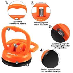 WeePro 2 Pack Heavy Duty Suction Cups with 5 PCS LCD Screen Opening Tools, Electronics Repair Tool Kit for Cell Phone, iPad, Watch, Computer, Tablet, PC, Laptop, iPhone, Replacement Screen Repair Tool