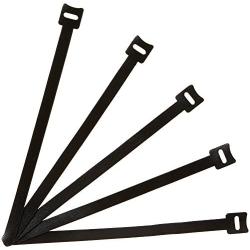 Amazon Basics Reusable Cable Zip Ties - 8-Inch, 50-Pack