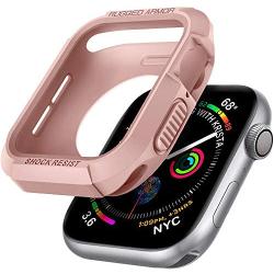 Spigen Rugged Armor Designed for Apple Watch Case for 44mm Series 6/SE/5/4 - Rose Gold