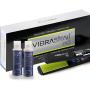 Value Bundle: Vibrastrait PRO 1-inch Vibrating Flat Iron with Travel Case & Travel Size Cloud 9 Shampoo & Conditioner