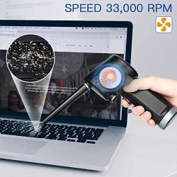 Cordless Air Duster, Battery Operated Computer Cleaning Duster, Portable Replaces Compressed Air Cans,10W Fast Charging, 6000mAh, Powerful 33000 RPM, No Gas for Computer, Keyboard, Car, Pet House