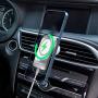 Magnetic Phone Car Mount,Magnetic Wireless Car Charger Compatible for iPhone 12 Series,Phone Car Holder with Stronger Vent Clip, Hands Free Cell Phone Holder for Car-White