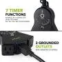 BN-LINK Outdoor 24-Hour Water Resistant Photoelectric Countdown Timer Photocell Light Sensor (2, 4, 6 or 8 Hours Countdown Mode) 3 Grounded Outlets Remote Control (100 ft Range) for Home and Garden BN-LINK Outdoor 24-Hour Water Resistant Photoelectric Countdown Timer Photocell Light Sensor (2, 4, 6 or 8 Hours Countdown Mode) 3 Grounded Outlets Remote Control (100 ft Range) for Home and Garden