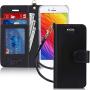 FYY Case for iPhone 7/8/SE 2020, Luxury PU Leather Wallet Phone Case with Card Holder Flip Cover for iPhone 7/iPhone 8/iPhone SE 2020 (2nd Gen) 4.7 inch - Black