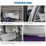 FiGoal Car Isolation Film Plastic Anti-Fog Full Surround Protective Cover Cab Taxi Front and Rear Row Isolation Film Transparent Isolation Membrane Curtain PVC Film Protective Cover