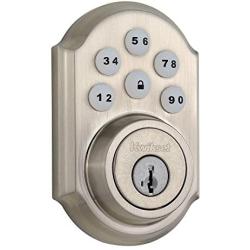 OLD MODEL: Kwikset 909 SmartCode Electronic Deadbolt featuring SmartKey in Satin Nickel
