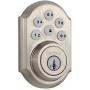 OLD MODEL: Kwikset 909 SmartCode Electronic Deadbolt featuring SmartKey in Satin Nickel
