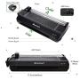 13 inches Laminator, Blusmart Multiple Function A3 Laminator with 25 Laminating Pouches, Paper Cutter, Corner Rounder Laminate for A3,A4,A5,A6