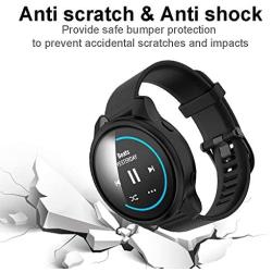 Compatible Garmin Venu Case Cover with Screen Protector, Soft TPU Plated All Around Protective Case for Garmin Venu Clear