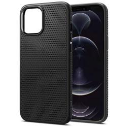 Spigen Liquid Air Armor Designed for iPhone 12 Pro Max Case (2020) - Matte Black