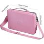 Smatree Hard Shell Carrying Case Compatible for 13.3 inch MacBook Pro/MacBook Air 2020 2019 2018 2017/12.9 inch iPad Pro/ 12 inch MacBook/Surface Pro X/7/6/5/4, Laptop and Tablet Shoulder Bag (Pink)