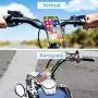 ANCwear Bike Motorcycle Phone Mount, 5-in-1 Portable Phone Holder, Adjustable Silicon Universal Fit Handlebars and Smart Phones Like iPhone Xs Max R X 8 Plus 7 Samsung