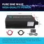Renogy 1000W 12VDC to 120VAC Pure Sine Wave Inverter with Eco Mode, 1000W, Home Car RV Solar Power Converter