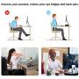 Elephance Dual Monitor Stand Riser with Adjustable Length and Angle, Bamboo Computer Riser with 2 Extra Drawers, Desk Organizer for Laptop, Computer
