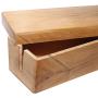Deal for The Day - abhandicrafts 13x5 Inches Wooden Magnetic Cable Organizer, Desktop Cord Management Box, Large Storage Holder for Desk, TV, Computer, USB Hub, Cover and Hide Power Strips & Cords