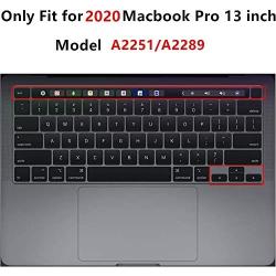 Se7enline 2020 MacBook Pro 13 inch Case PU Leather Carrying Book Folio Protective Sleeve Cover for MacBook Pro 13-inch with Touch Bar New Model A2338/A2251/A2289 with TPU Keyboard Cover Skin, Brown