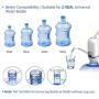 BANGMENG Water Bottle Pump,BPA-Free Electric Drinking Water Pump,USB Rechargeable Portable Water Dispenser,Automatic Shut-off Water Pump Dispenser for Universal 5 Gallon Bottles…