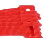 Monoprice Hook & Loop Fastening Cable Ties 6inch, 100pcs/Pack - Red