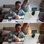 Video Conference Lighting Kit - Jelly Comb Bicolor LED Light for Video Conference, Photography, Remote Working, Zoom Call, Self Broadcasting and Live Streaming