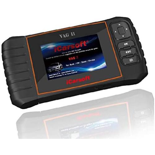 iCarsoft VAG II for Volkswagen VW Audi SEAT Skoda OBD2 Diagnostic Scanner Tool Erase Fault Codes Oil Reset DPF EPB