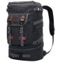 WITZMAN Travel Backpack for Men Women Canvas Backpack Carry on Luggage Rucksack Convertible Duffel Bag Large (A568 Black)