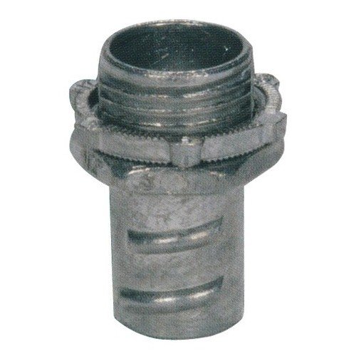 Morris Products Screw-in Connectors for Greenfield, Flex Conduit – Zinc Die Cast Locknut – to Connect Flexible Metallic Conduit to Metal, Steel Outlet Box – 3/8” Morris Products Screw-in Connectors for Greenfield, Flex Conduit – Zinc Die Cast Locknut – to Connect Flexible Metallic Conduit to Metal, Steel Outlet Box – 3/8”