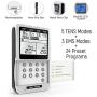 iSTIM EV-805 TENS EMS 4 Channel Rechargeable Combo Machine Unit - Muscle Stimulator + Back Pain Relief and Management- 24 Programs/Backlit (Including Electrodes Pads)