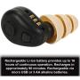 3M PELTOR TEP-200 Tactical Ear Plug Kit, NRR 23dB, Rechargeable, Noise Reduction, Construction, Law Enforcement