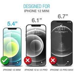Maxboost Screen Protector Compatible with iPhone 12 Mini Screen Protector - 3 Pack, Tempered Glass Film for Apple iPhone 12 mini 5.4-inch (2020) (w/Alignment Tool included)