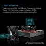 AC Infinity MULTIFAN S7, Quiet Dual 120mm USB Fan, UL-Certified for Receiver DVR Playstation Xbox Computer Cabinet Cooling