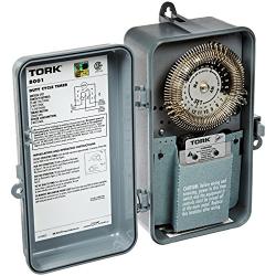 NSI - 8001-N TORK a brand of NSi Industries, LLC 8000 Series Many Daily ON/OFF Operations Per Day Duty Cycle 24 Hour Time Switch, Noryl Indoor/Outdoor NEMA 3R, 120 Input Supply, SPDT Output Contact