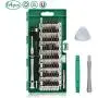 Precision Screwdrivers Set,Lifegoo 64 in 1 Mini S2 Steel Magnetic Driver Bits Repair Tool Kit for iPhone/Ipad/MacBook PC Game/Xbox ONE/360 PS3 PS4/NS Switch/Camera/Toys/Watches & Eyeglasses Ect -Green