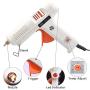 UOHGDPY Hot Glue Gun， Professional Adjustable Temperature hot Glue Gun 150 w 12 Glue Stick - Interchangeable nozzles Suitable for Home Repair Computer Electronic Maintenance and Crafts DIY Project