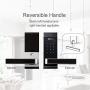 AL10B Lever Lock with Touch Screen and Bluetooth Smart Door Lock Digital Lock with 2 Mifare Cards