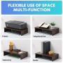 FITUEYES Computer Monitor Riser Laptop Desktop Stand for Monitors DT104203WB