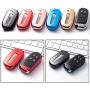 Xotic Tech Black Soft TPU Remote Smart Key Fob Shell Cover for Jeep Chrysler Dodge