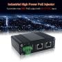 Elenzk Industrial Gigabit PoE++ Injector Hardened IEEE802.3at/bt 95W PoE Adapter with 48-57VDC Input DIN-Rail and Wall Mount