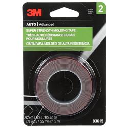 3M Super Strength Molding Tape, 03615, 7/8 in x 5 ft