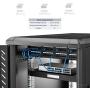 StarTech.com 1U Sliding Server Rack Mount Keyboard Shelf Tray - 55lbs - 22'' Deep Steel Pull Out Drawer for 19'' AV, Network Equipment Rack (SLIDESHELFD)