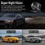LeeKooLuu LK3 HD 1080P Backup Camera with Monitor Kit OEM Driving Hitch Rear/Front View Observation System for Cars,Trucks,Vans,Campers Waterproof Super Night Vision DIY Grid Lines