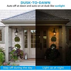 TORCHSTAR 8-Pack Dusk to Dawn LED Light Bulb, Automatic On/Off, Outdoor A19 Light Bulbs, 2700K Soft White, 9W (60W Equivalent), 800LM, LED Security Bulbs for Porch, Garage, UL & Energy Star Certified