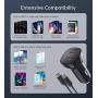USB C Car Charger, CHOETECH 36W Dual Fast PD 3.0 Port Mini Type C Car Charger Adapter Compatible with iPhone 12/12 Pro Max/12 Mini/11/11 Pro Max/X/SE, Galaxy Note20/S20/S10, iPad Pro, Airpods Pro