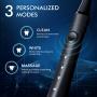 ATMOKO Electric Toothbrushes with 10 Duponts Brush Heads, 40000 VPM, Fast Charge 2.5 H Last 35 Days Rechargeable Power Clean Sonic Toothbrush Adults