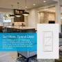Lutron P-BDG-PKG2W-A Wireless Deluxe Dimmer Bridge Caseta Smart Start Kit, White, 2 Count
