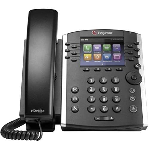 Polycom VVX 400 Series Business Media Phone POE (Power Supply Included)