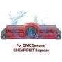 Night Vision 3rd Brake Light Reversing Backup Camera + 7.0 inch TFT Monitor Display for GMC Savana Chevrolet Explorer Chevy Express 1500 2500 3500 Van (2003-2018)