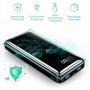 Bextoo Portable Charger Power Bank 30000mAh,Huge Capacity External Battery 2 USB Output & Input Ports USB-C Fast Charging Battery Pack Charger for iPhone Laptop Samsung Huawei