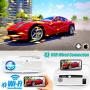 WiFi Projector, Full HD Native 1080P Projector 7500Lumens LCD Projector for Outdoor Movies, Wireless Mirroring/4K/Smartphone/TV Stick/HDMI/USB Supported [Portable Projector Screen Included]