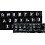 English US Large Letters Black Keyboard Stickers
